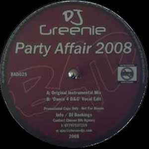DJ GREENIE / PARTY AFFAIR 2008