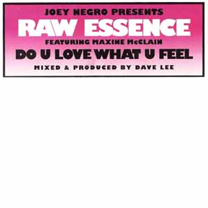 JOEY NEGRO PRES RAW ESSENCE FEAT MAXINE MCCLAIN / DO U LOVE WHAT U FEEL