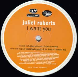 JULIET ROBERTS / I WANT YOU