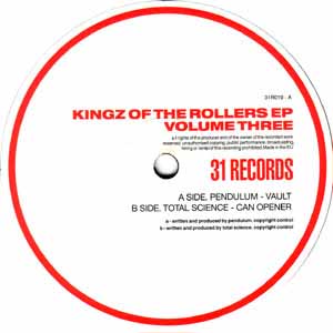 VARIOUS / KINGZ OF THE ROLLERS EP VOLUME THREE