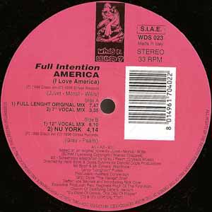 FULL INTENTION / AMERICA (I LOVE AMERICA)