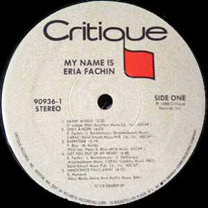 ERIA FACHIN / MY NAME IS ERIA FACHIN