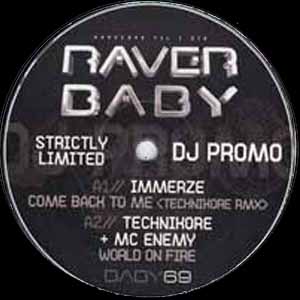 IMMERZE / TECHNIKORE & MC ENEMY / COME BACK TO ME