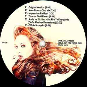 ADELE / SET FIRE TO THE RAIN REMIXES