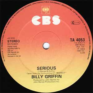 BILLY GRIFFIN / SERIOUS