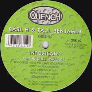 CARL H & PAUL BENJAMIN FEAAT RACHEL WALLACE / INTOXICATE