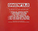 OAKENFOLD / A LIVELY MIND (ALBUM CLUB SAMPLER)