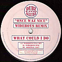 ONCE WAZ NICE / WHAT COULD I DO (WIDEBOYS REMIX)